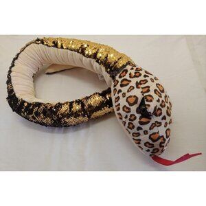Sequence Snake Plushie – Wild Republic Black & Gold Stuffed Animal Toy